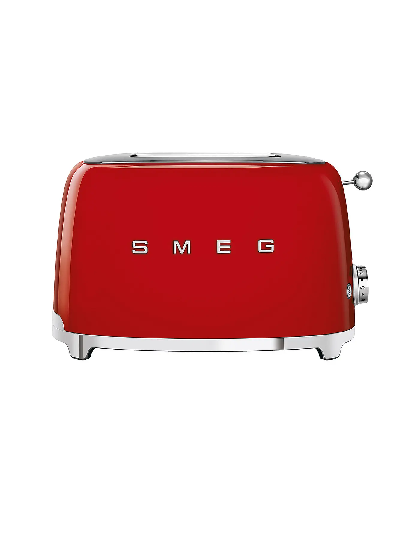 SMEG | 2 Schlitz Toaster 50‘s Retro Style Schwarz TSF01BLEU | rot